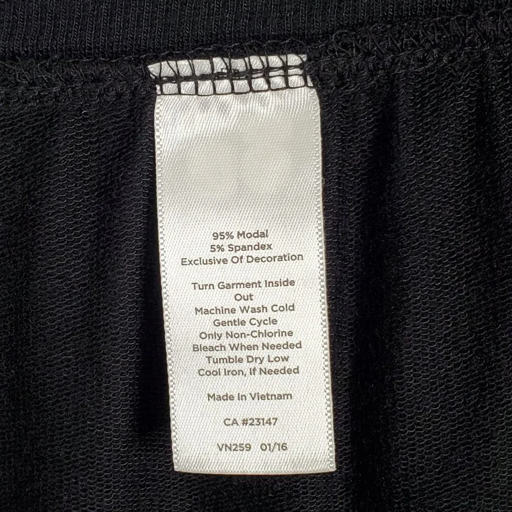 Talbots 1X Skirt Modal Blend French Terry Stretch Waist Drawstring Pocket New - Picture 5 of 7